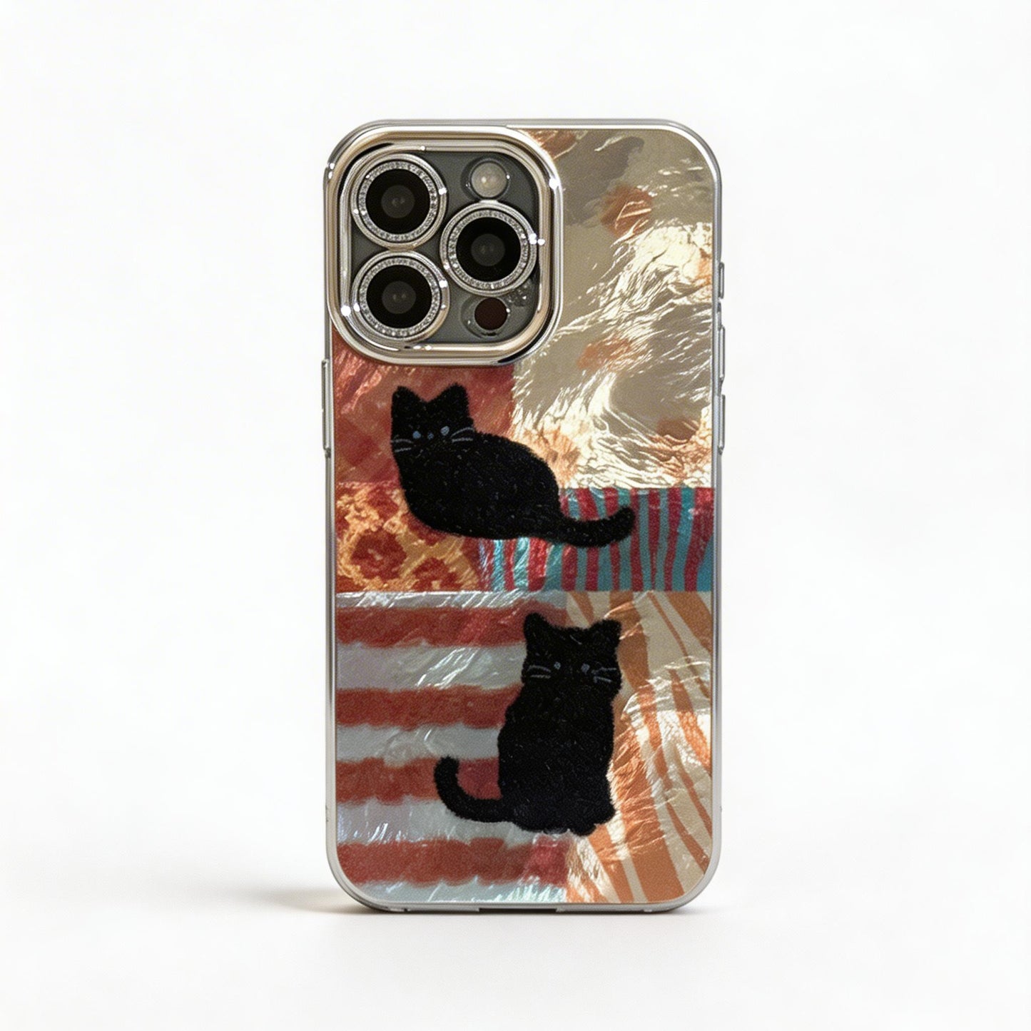Leopard Print Cat Phone Case (for iPhone)