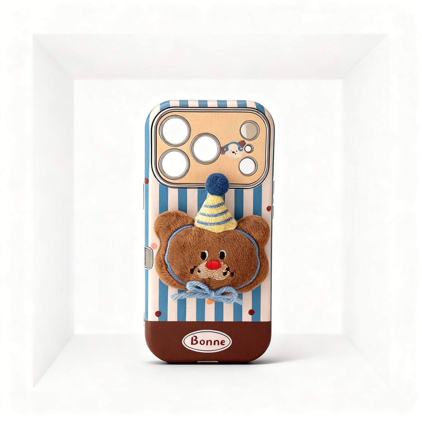 Plush Animal Phone Case for iPhone