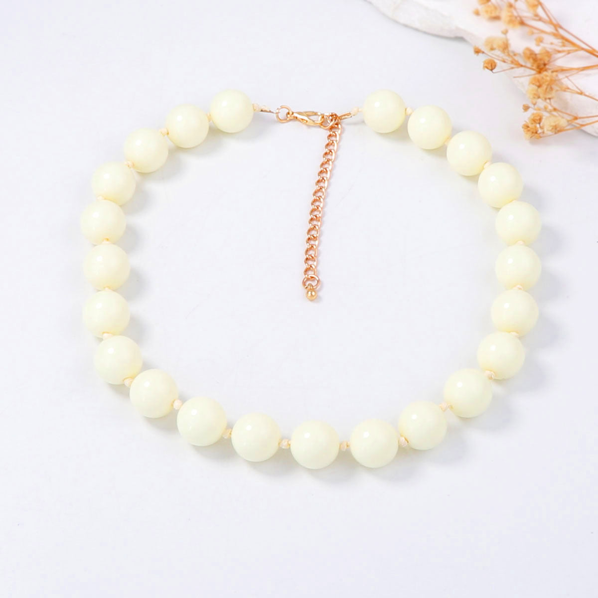 Bohemian Chic Multi-Color Beaded Layered Necklace - Versatile Geometric Design for Effortless Everyday Style