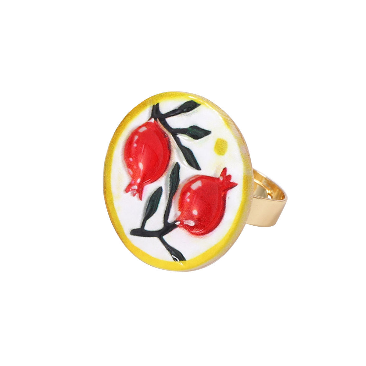 Artistic Bohemian Floral Heart Open Ring for Women - Unique Alloy Design, Perfect for Everyday Wear and Special Occasions
