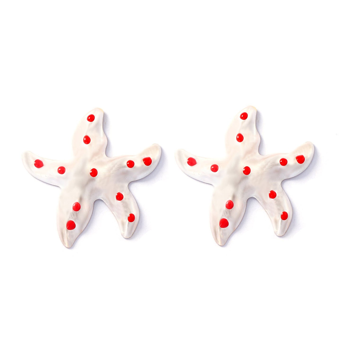 Stylish Ocean-Inspired Metal Geometric Starfish and Pentacle Earrings - Versatile Minimalist Accessories for Every Woman