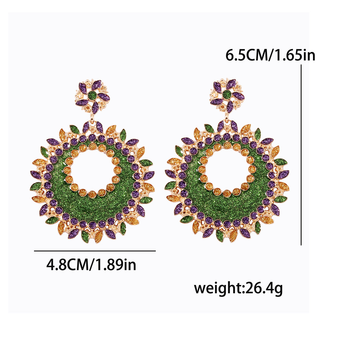 Exquisite Festival-Inspired Earrings for Women - Statement-making Oversized Earrings Perfect for Any Occasion