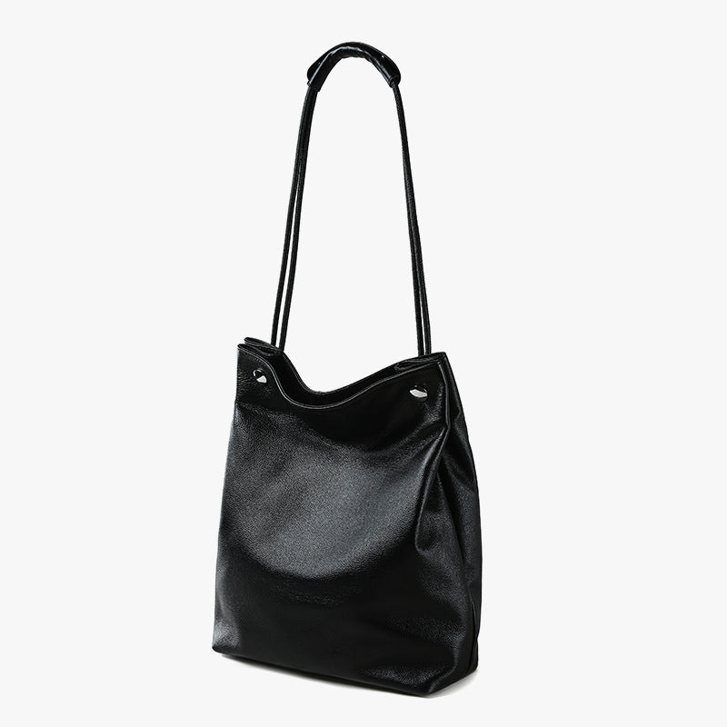 Luxury Genuine Leather Tote Bag Spacious and Everyday Shoulder Bag for Women for Commuting