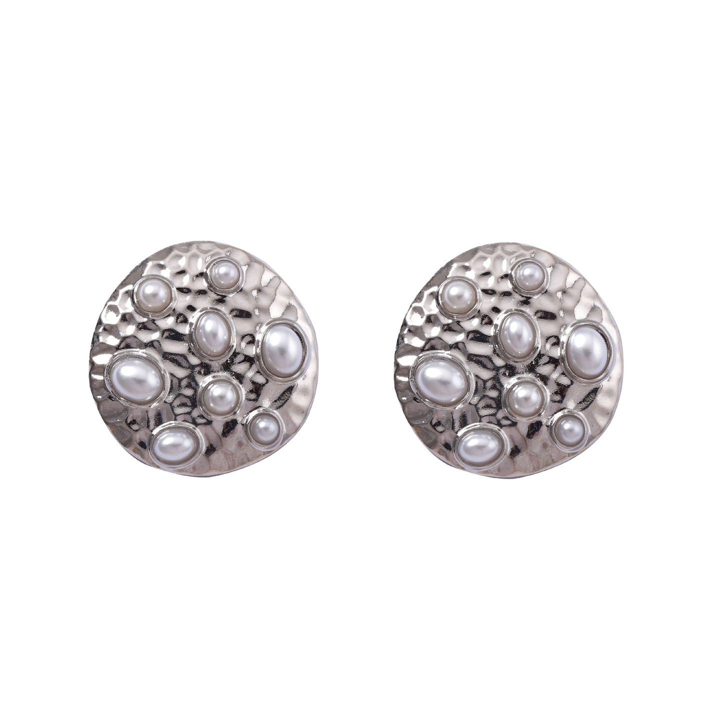 Elegant Minimalist Alloy Round Earrings for Women - Versatile, Chic & Perfect for Any Occasion