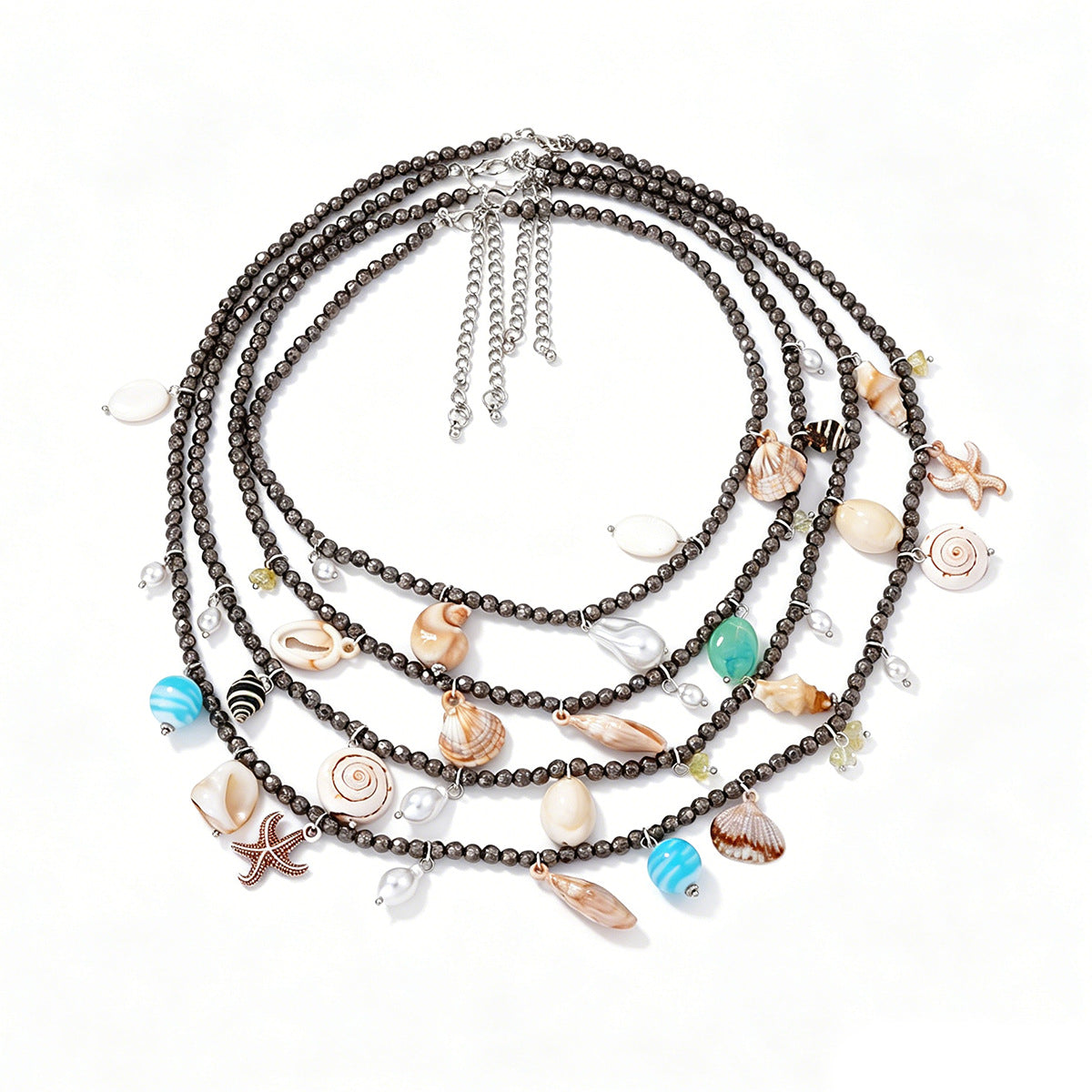 Stylish Ocean-Inspired Seashell Pendant Necklace - Perfect for Summer Vacations and Trendy Layered Looks
