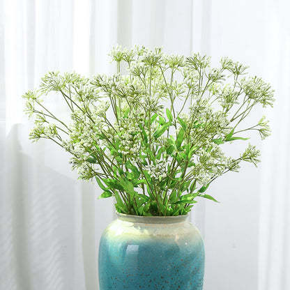 Realistic Cape Flower Faux Plant - Stunning Greenery for Home Decor, Weddings, and Events - Lush Baby's Breath & Versatile Floral Decoration