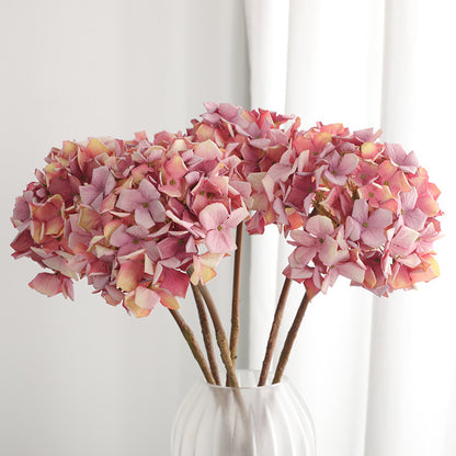 Chic Hydrangea Bouquet Table Decor - Perfect for Living Rooms, Weddings, and Stunning Indoor Arrangements with Realistic Faux Flowers