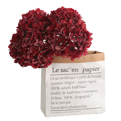 Chic Hydrangea Bouquet Table Decor - Perfect for Living Rooms, Weddings, and Stunning Indoor Arrangements with Realistic Faux Flowers