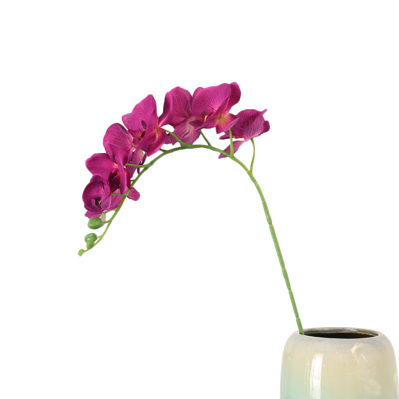 Stunning 9-Branch Artificial Orchid Plant for Hotel, Home, and Wedding Decor - Beautiful Faux Floral Arrangement for Potting and Greenery Accents