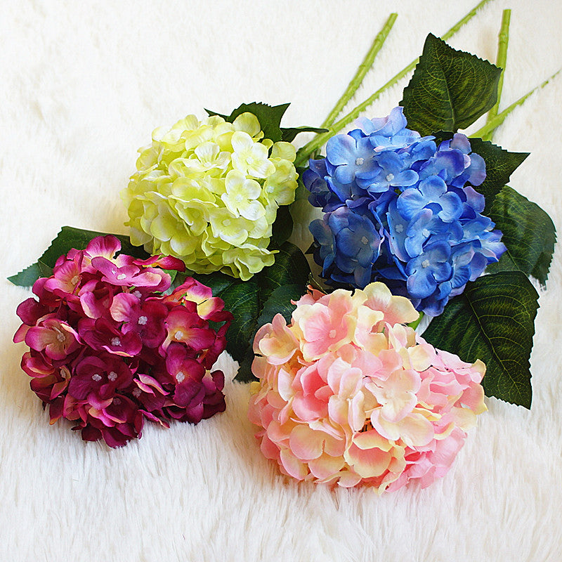 Realistic Miniature Hydrangea Faux Flowers - Ideal for Home Decor, Wedding Decorations, Photography Props, and DIY Crafts