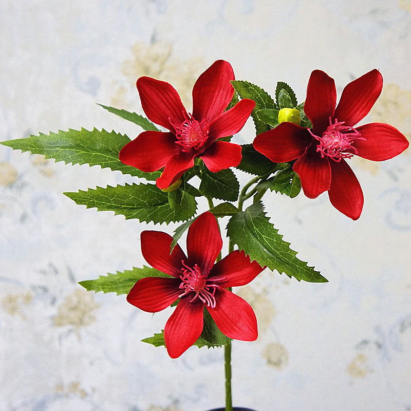 Realistic Iron Wire Lotus Flower Decoration - Stunning Faux Floral Arrangement for Home Decor and Wedding Celebrations