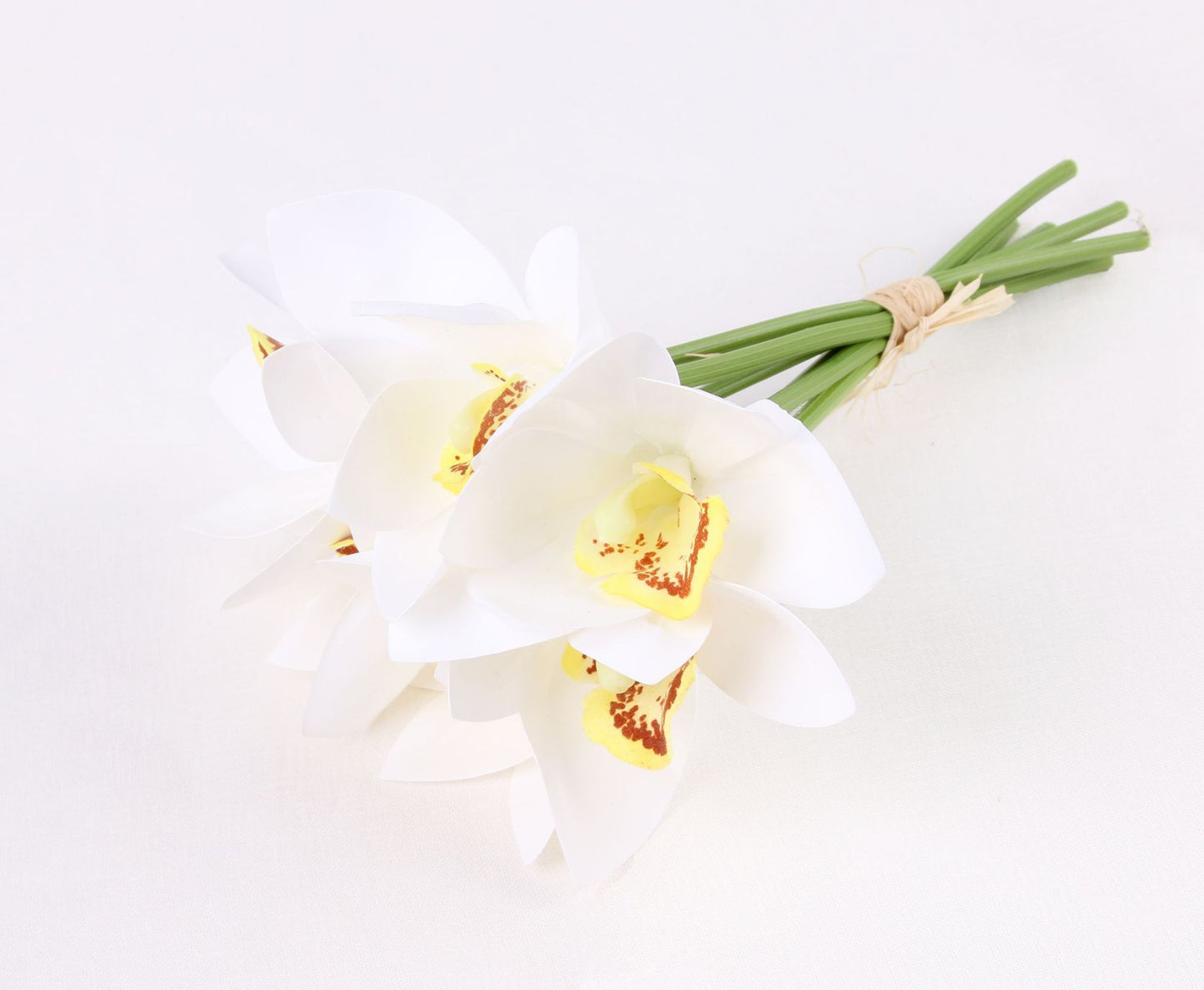 Realistic 3D Printed Orchid Flower Arrangement - Perfect for Hotel Display, Weddings, and Home Decor