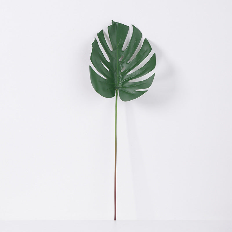 Realistic Monstera Leaf Artificial Flower - Perfect for Weddings, Home Decor, and Photography Props - Lifelike Faux Plants for a Touch of Nature