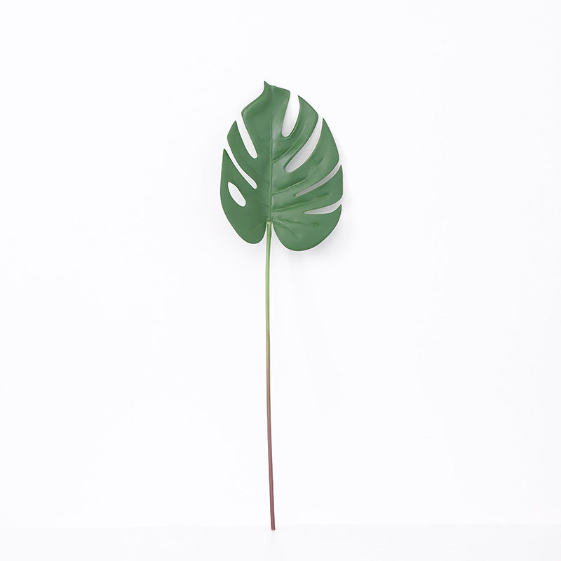 Realistic Monstera Leaf Artificial Flower - Perfect for Weddings, Home Decor, and Photography Props - Lifelike Faux Plants for a Touch of Nature