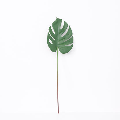 Realistic Monstera Leaf Artificial Flower - Perfect for Weddings, Home Decor, and Photography Props - Lifelike Faux Plants for a Touch of Nature