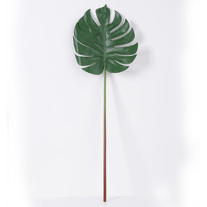 Realistic Monstera Leaf Artificial Flower - Perfect for Weddings, Home Decor, and Photography Props - Lifelike Faux Plants for a Touch of Nature