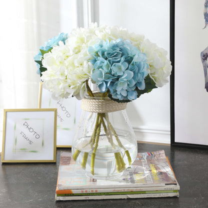 Realistic Hydrangea Wedding Floral Arrangements - Artificial Silk Flower Decor for Arches, Aisles, and Home Decoration