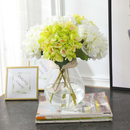 Realistic Hydrangea Wedding Floral Arrangements - Artificial Silk Flower Decor for Arches, Aisles, and Home Decoration