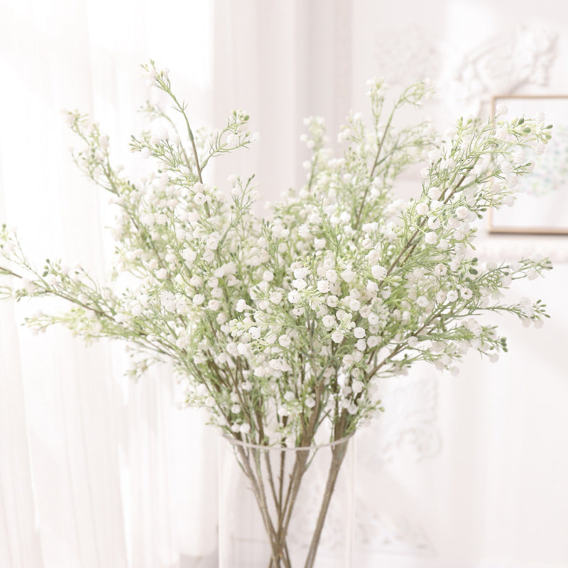 Stunning Fake Baby's Breath Wedding Flowers - Lifelike Home Décor Floral Arrangements for Indoor Decoration & Crafting Projects