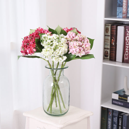 Stunning Wedding Bouquet with Realistic Faux Hydrangea Flowers – Perfect for Home Decor, Events, and Indoor Greenery