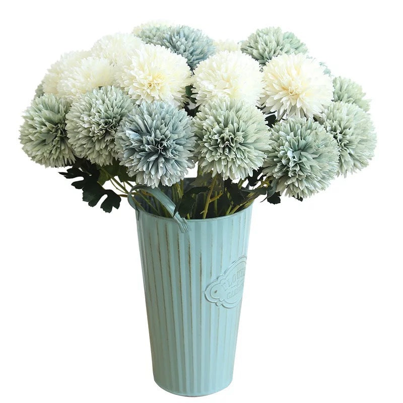 Elegant European-Inspired Artificial Hydrangea Flower Bouquet – Lifelike Silk Floral Arrangement for Home Décor – Perfect for Weddings, Parties, and Decorative Accents