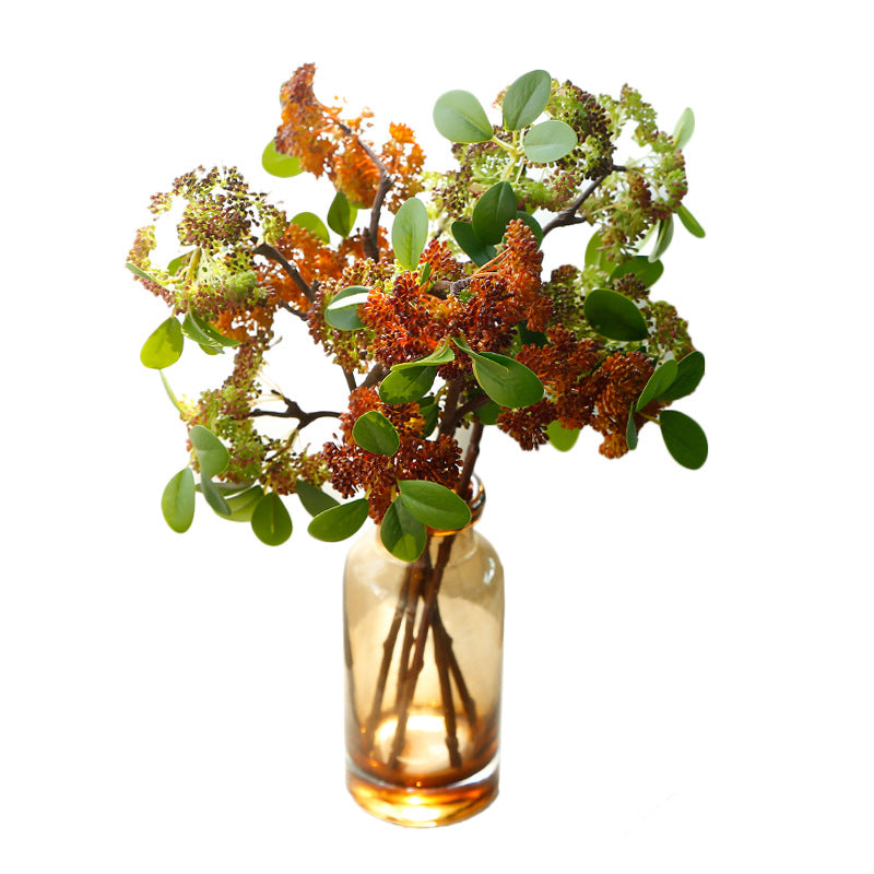 Realistic Touch Mini Fruit Faux Plants | Home Decor Artificial Flowers for Stunning Photography Props & Lush Greenery