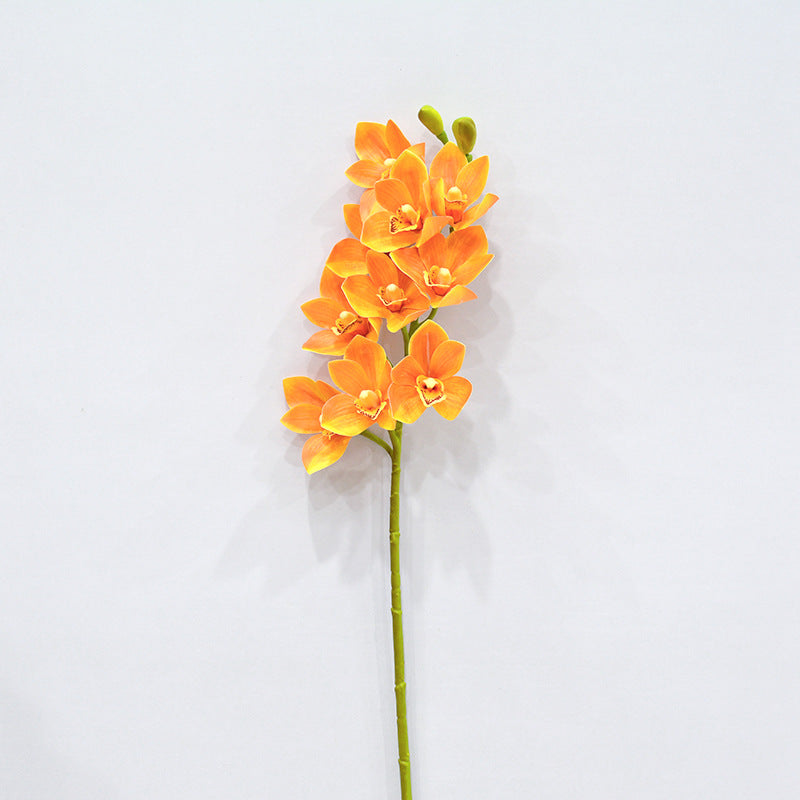 Lifelike 3D Printed Orchid Artificial Flowers - Perfect for Home Décor, Weddings, and Events | Realistic Greenery & Stunning Floral Arrangements