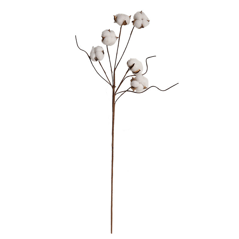 INS Cotton Soft Decorative Artificial Flowers - Stunning Home Decor for Weddings, Handheld Bouquets, and Wall Displays | Realistic Fake Floral Arrangements - MW61188