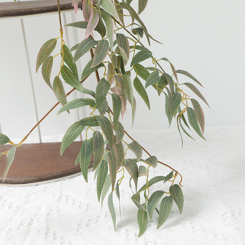 Stunning Wedding Decor: Realistic Willow Leaf Vines for Home Decoration - Perfect for Elegant Events and Everyday Aesthetics