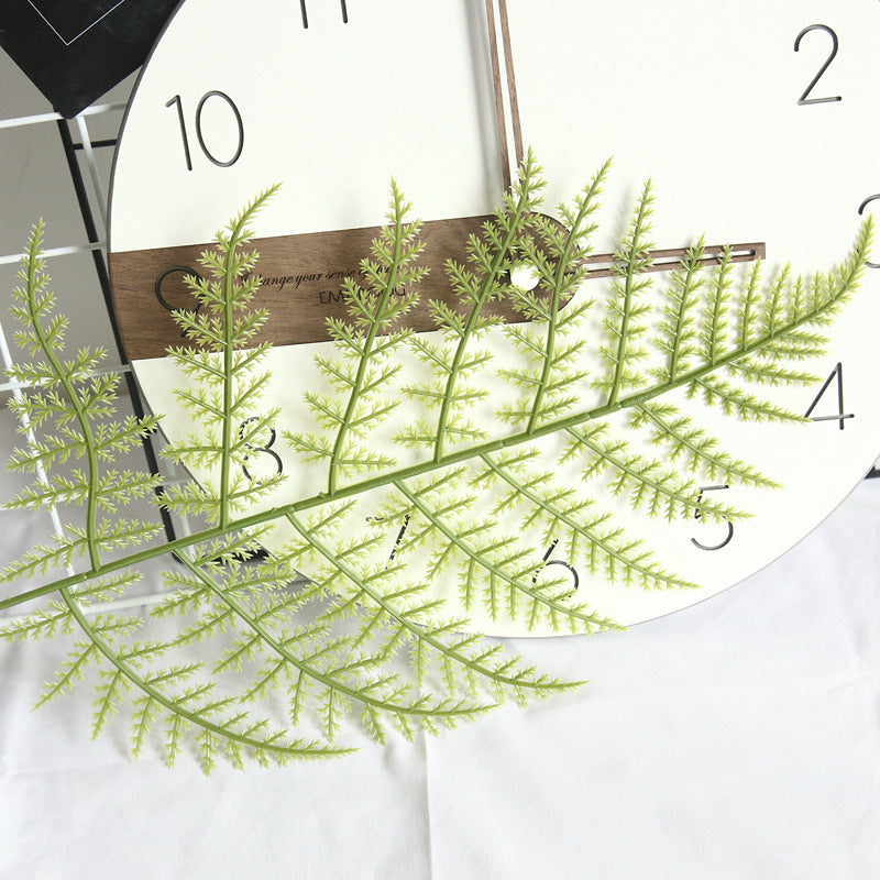 INS Style Fern and Cypress Leaf Artificial Flowers - Stunning Home Decor for Wedding Bouquets and Vertical Plant Walls - Realistic, Long-lasting Fake Flora - Model MW45554