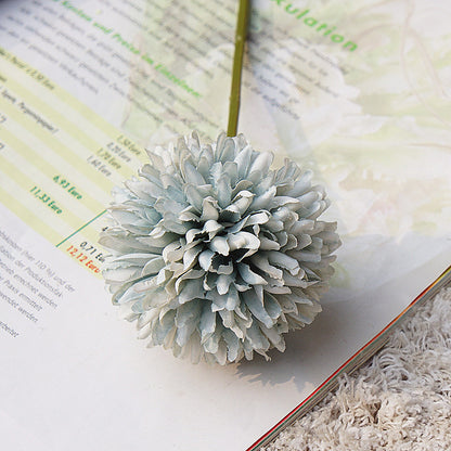 Realistic Faux Dandelion Flower - Single Stem Miniature Ball - Perfect for Home Decor, Wedding Celebrations, Photography Props, and DIY Crafts