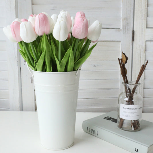 Elegant PU Tulip Faux Flowers – Creative Home Décor for Lasting Beauty and Low Maintenance