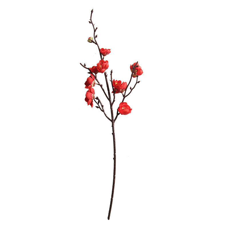 Elegant Simulation of Wintersweet Flowers for Romantic Weddings - INS-Style Potted Floral Decoration, Perfect for Plant Walls and Rose Arrangements - Model MW36890