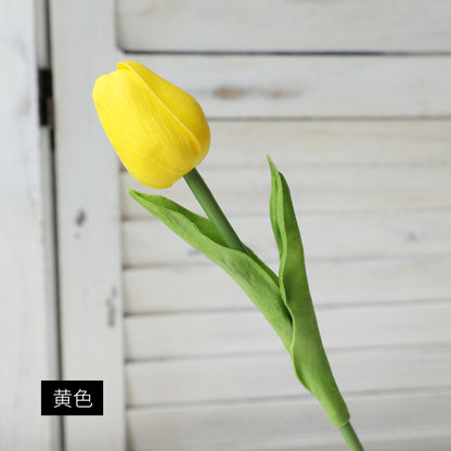 Elegant PU Tulip Faux Flowers – Creative Home Décor for Lasting Beauty and Low Maintenance