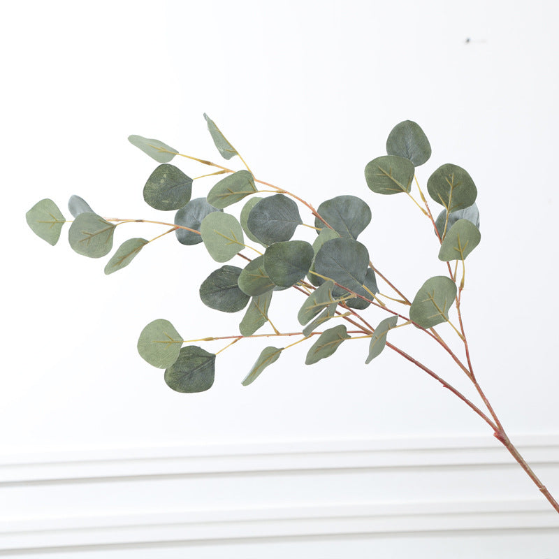 Realistic Green Eucalyptus Leaves - Perfect for Wedding Decor, Photography Props, and Home Decoration - Lifelike Artificial Plant for a Touch of Nature