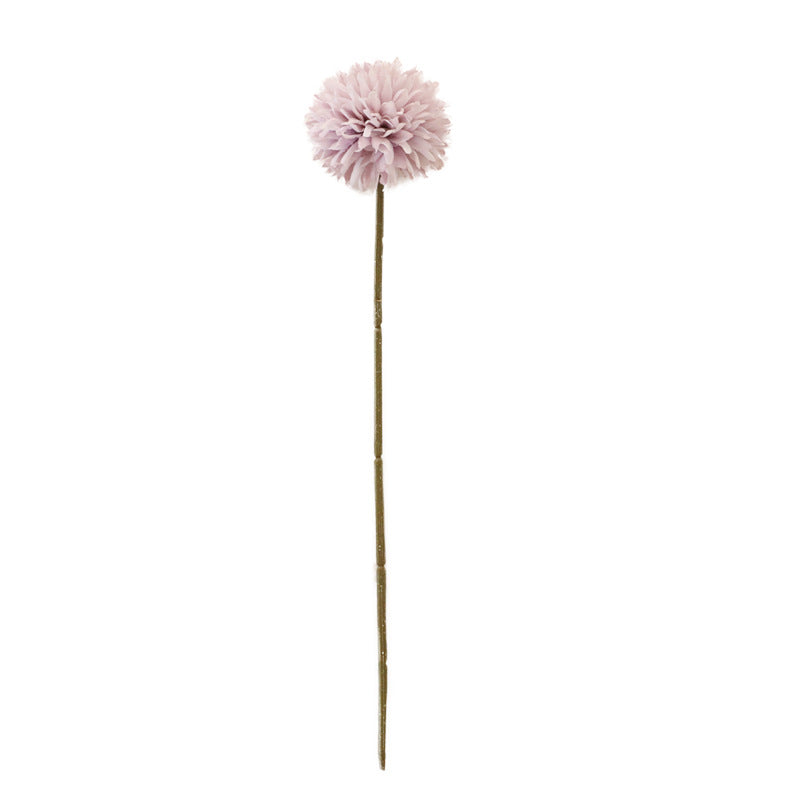 Realistic Faux Dandelion and Ball Chrysanthemum Artificial Flowers for Home Decor – Perfect for Living Room, Table Centerpieces, and Wedding Decorations