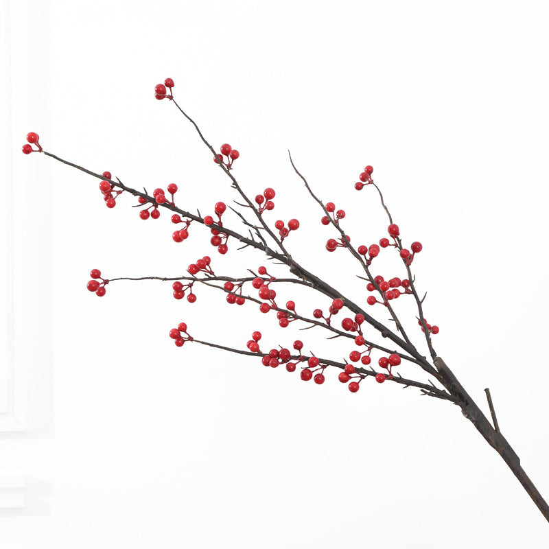 Realistic Winterberry Red Fruits - Perfect for Home Decor During Spring Festival & Christmas Celebrations, Enhance Your Space with Festive Charm!