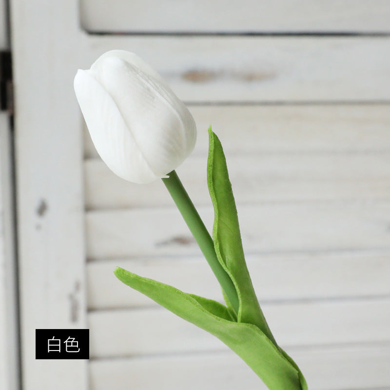 Elegant PU Tulip Faux Flowers – Creative Home Décor for Lasting Beauty and Low Maintenance