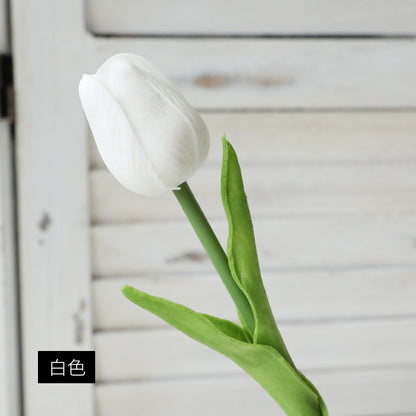 Elegant PU Tulip Faux Flowers – Creative Home Décor for Lasting Beauty and Low Maintenance