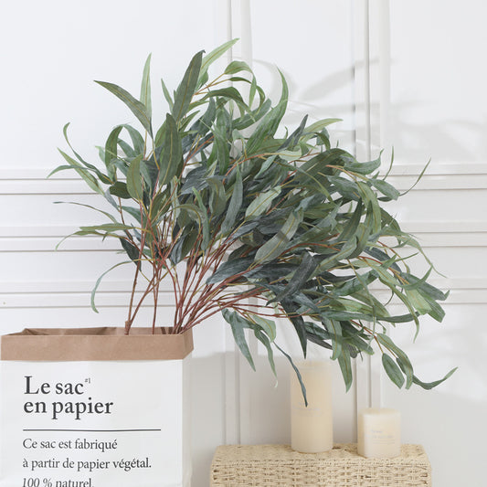 Realistic Artificial Eucalyptus Leaves for Home Decor and Wedding Arrangements - Lifelike Faux Greenery for Stylish Indoor and Outdoor Decoration