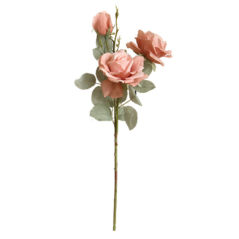 Elegant Fake Rose Flowers for Home Decor – INS Style Wedding Bouquet and Aisle Decoration – Perfect for Special Events, Floral Walls, and Celebrations – Model MW64233