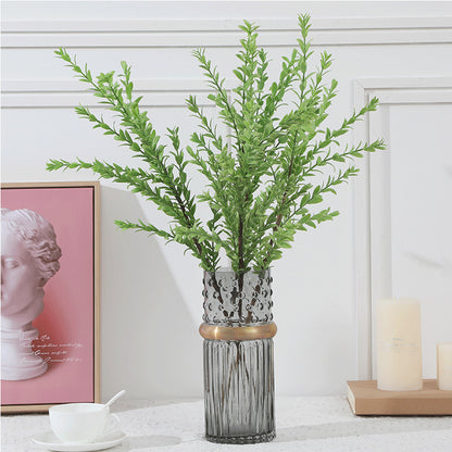 Realistic Single Stem Faux Winterberry Leaves - Perfect for Home Decor, Soft Furnishings, and Lasting Greenery in Any Space