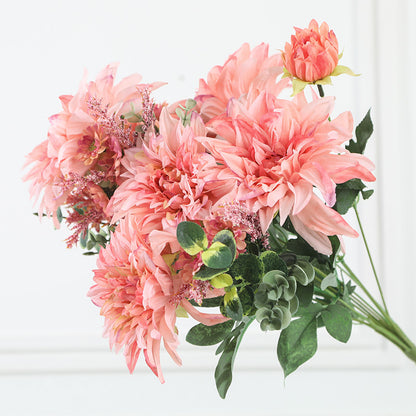 Realistic Artificial Dahlia Flowers - Stunning Peony Style for Wedding Photography & Home Décor - Perfect for Events & Long-Lasting Beauty