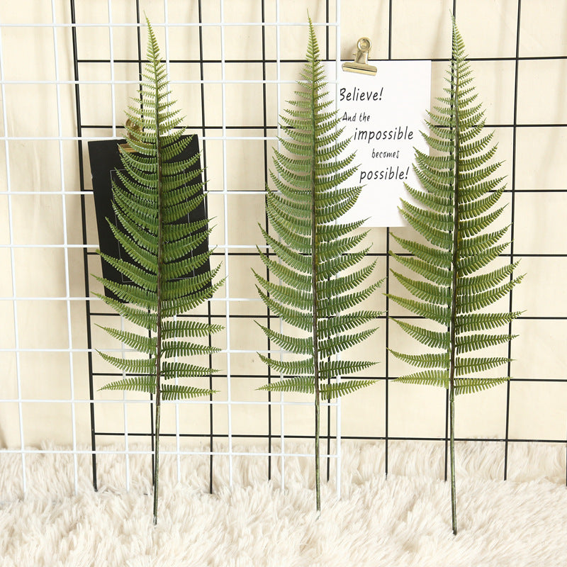 Faux Fern Leaf Split-Leaf Monstera Plant - Vibrant INS-Style Decorative Artificial Flower for Home Décor & Wedding Celebration - Perfect for Green Wall Accents MW45555