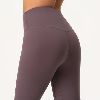 High Waist Double Sided Fleece Yoga Capris for Women Soft Comfortable and Workout Leggings