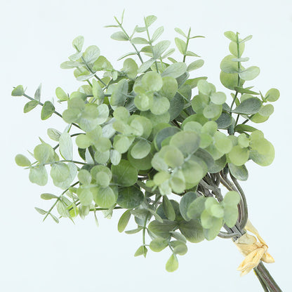 Realistic Eucalyptus and Money Leaf Artificial Plant Bouquet for Home Decoration - Lifelike Greenery for Enhancing Your Interior Design