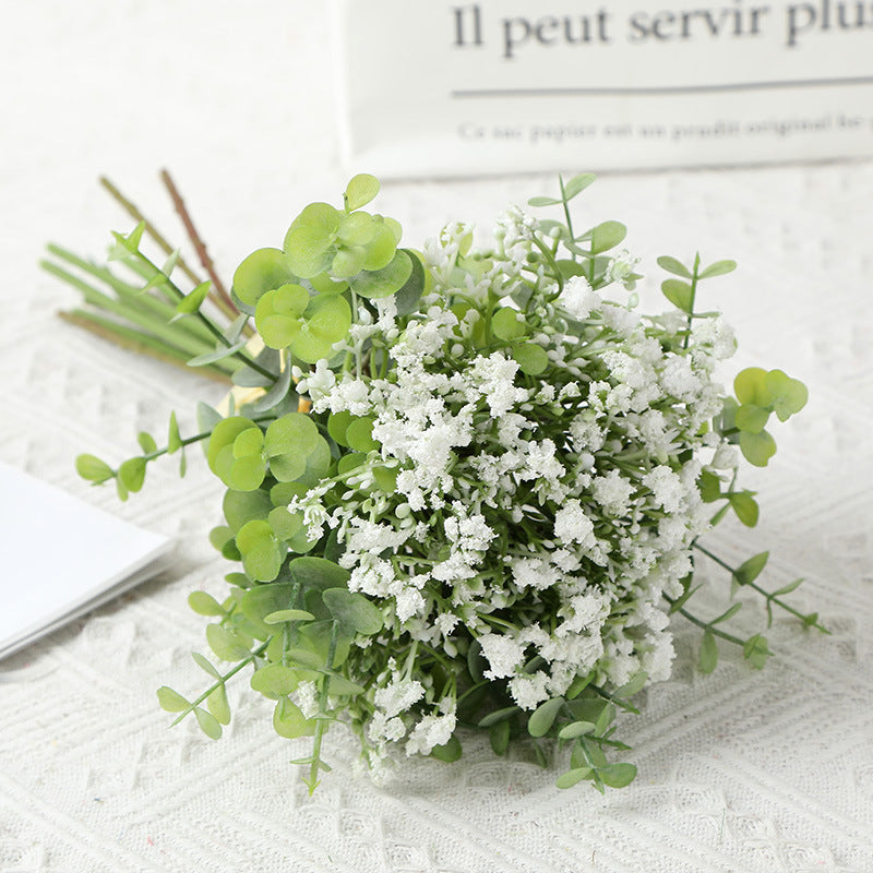 Stunning Faux Gypsophila Flower Bouquet - Lifelike Home Décor and Wedding Decoration with Realistic Greenery Potted Plants