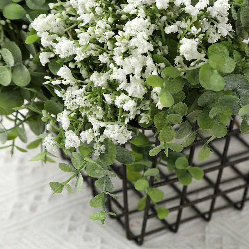 Stunning Faux Gypsophila Flower Bouquet - Lifelike Home Décor and Wedding Decoration with Realistic Greenery Potted Plants