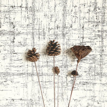 Stunning Dried Flower Bouquet with Natural Pine Cones, Cotton Bolls, and Lotus Pods - Beautiful Realistic Fake Flowers for Home Decor and Wedding Bouquets, Perfect for Wall Decorations