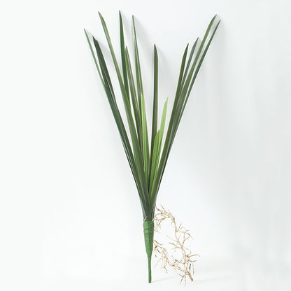 Lifelike Orchid Leaves Artificial Green Plant Home Decor Accent - Perfect for Indoor and Outdoor Settings!